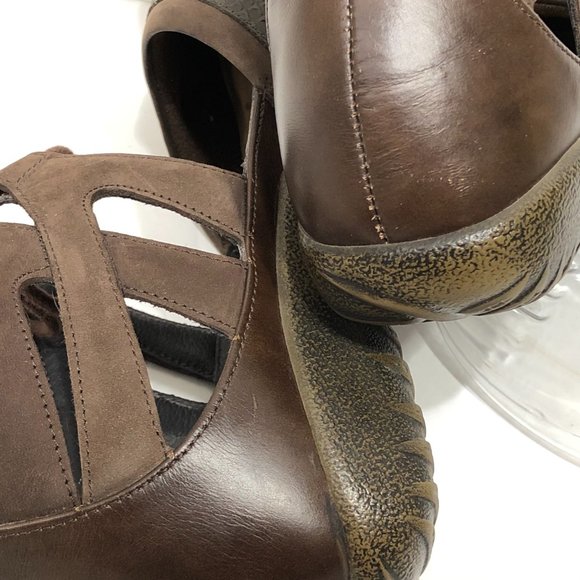 NAOT Kata Nubuck Leather Gladiator Sandals Lizard - Picture 11 of 12